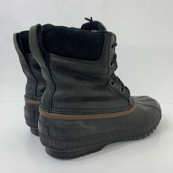 Sorel Men’s Cheyanne Waterproof Lace-up Boots in Black Size 11 Gorpcore - Picture 2 of 9
